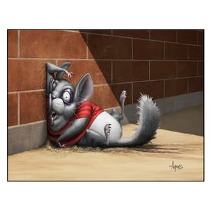 Image of "Chinchilla, Jacked Around" Print