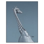 Image of "Giraffa Robotica" Giraffe Print