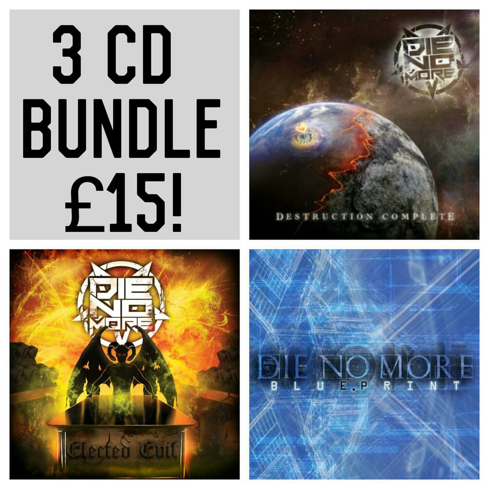 Image of Die No More 3xCD Bundle offer 