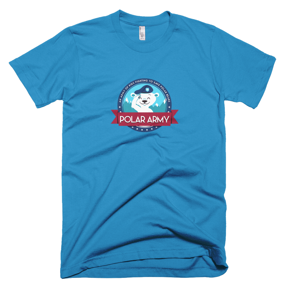 Image of Adults Polar Army T-Shirt (Teal)