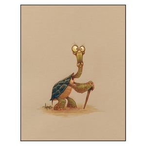 Image of "Elderly Tortoise" Print