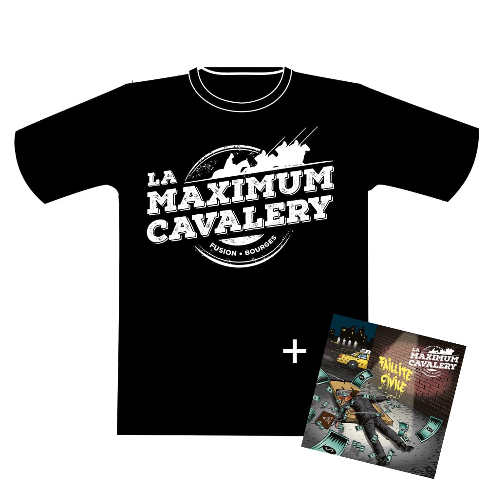 Image of Pack LP "Faillite civile" + Black T-shirt