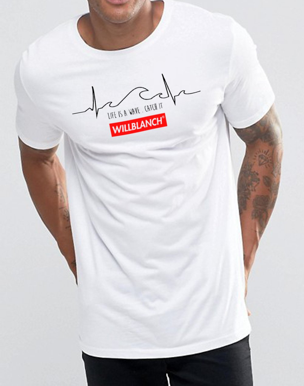 Image of LIFE IS A WAVE TEE