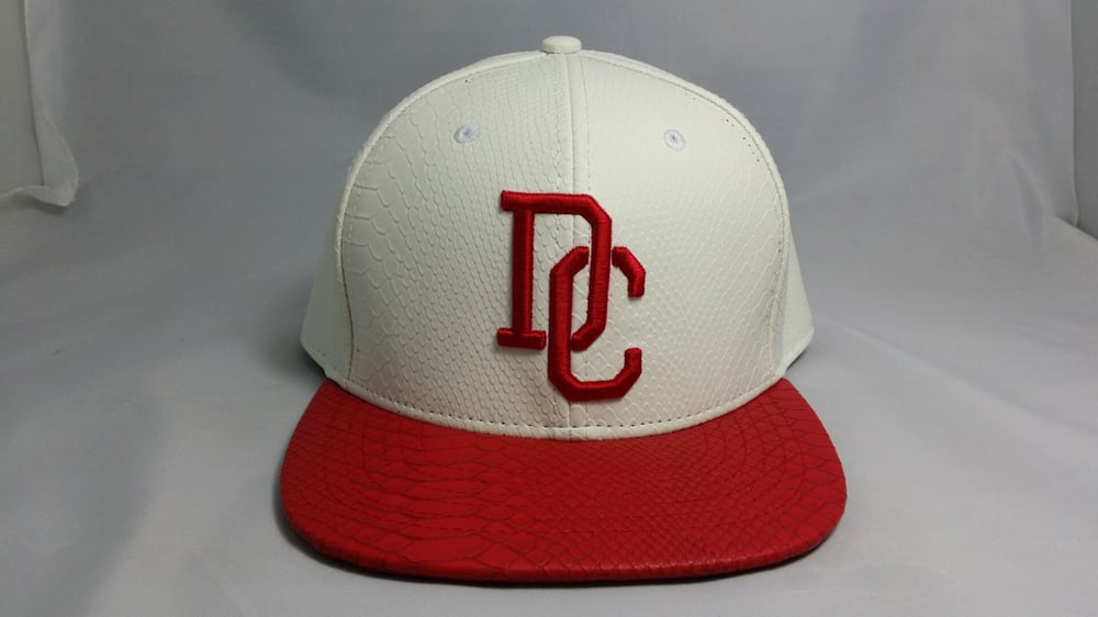 Image of Python leather sneak skin strapback