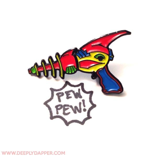 Image of PEW-PEW! Enamel Pin - Limited Edition