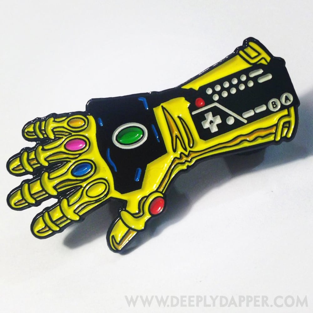 Image of Power Gauntlet Enamel Pin - Limited Edition 