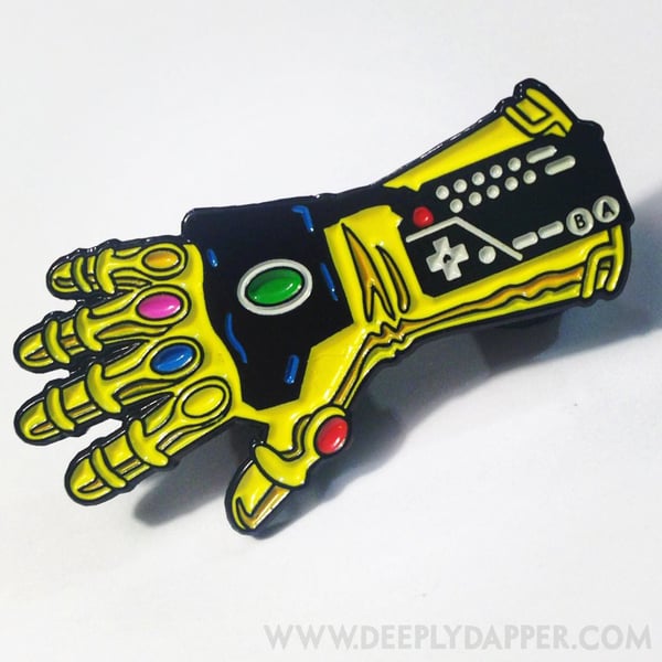 Image of Power Gauntlet Enamel Pin - Limited Edition