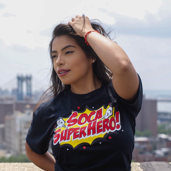Image of Soca Super Hero - T-Shirt - Unisex (Various Colors)