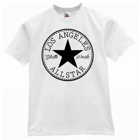 Image of Ghetto All Star Shirt with Custom Text