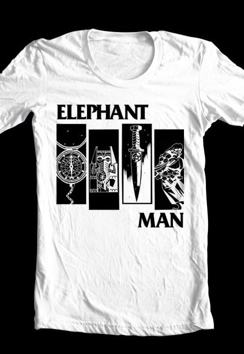 Image of Elephantman T-shirt (white)