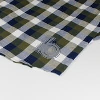 Image 3 of Checked Shirt Green/Dark Blue/White