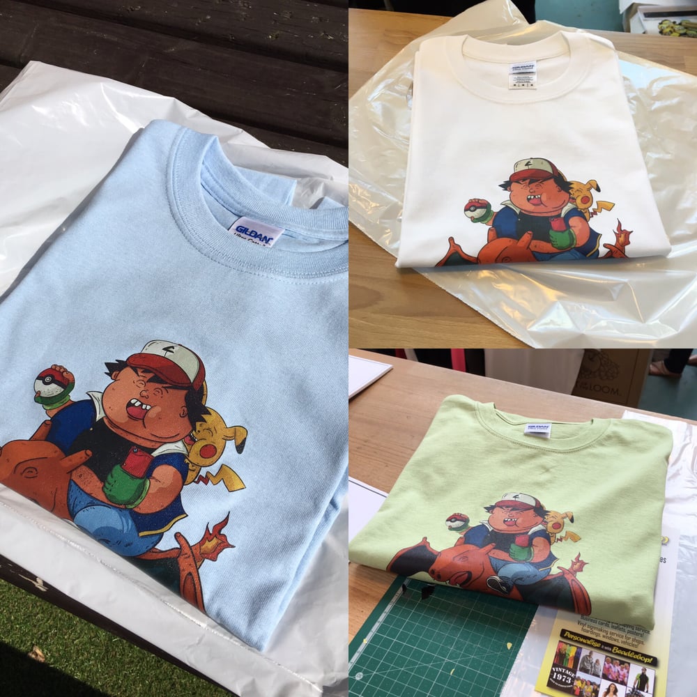 Image of Fattymon T-shirt (White)