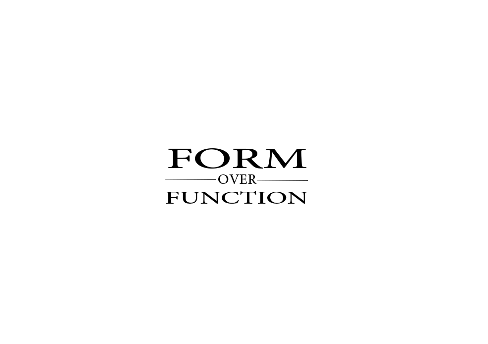 Image of FormOverFunction Sticker