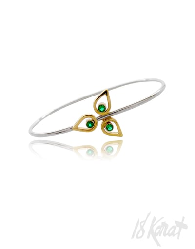 Emerald Trillium Bracelet - 18Karat Studio+Gallery