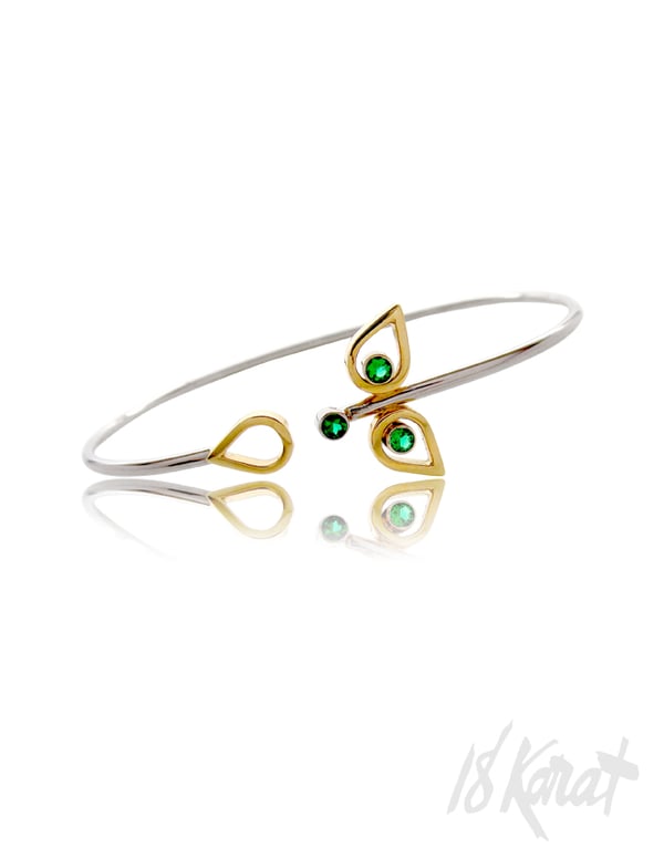 Emerald Trillium Bracelet - 18Karat Studio+Gallery