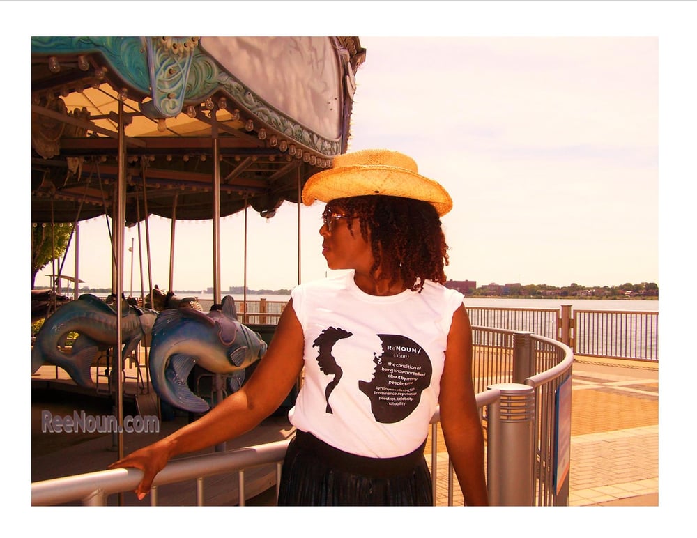 Image of ReeNoun By Definition (White Shirt/Black Ink)