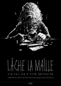 PRINT format A3 "PETITES RETRAITES/ LÂCHE LA MAILLE" 10% pour nos aînés dans le besoin