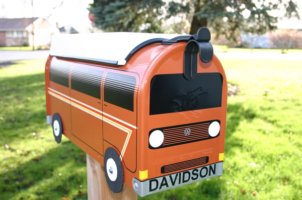 Image of Custom Striped Cinnamon Volkswagen Vanagon Camper by TheBusBox - Choose Your Color