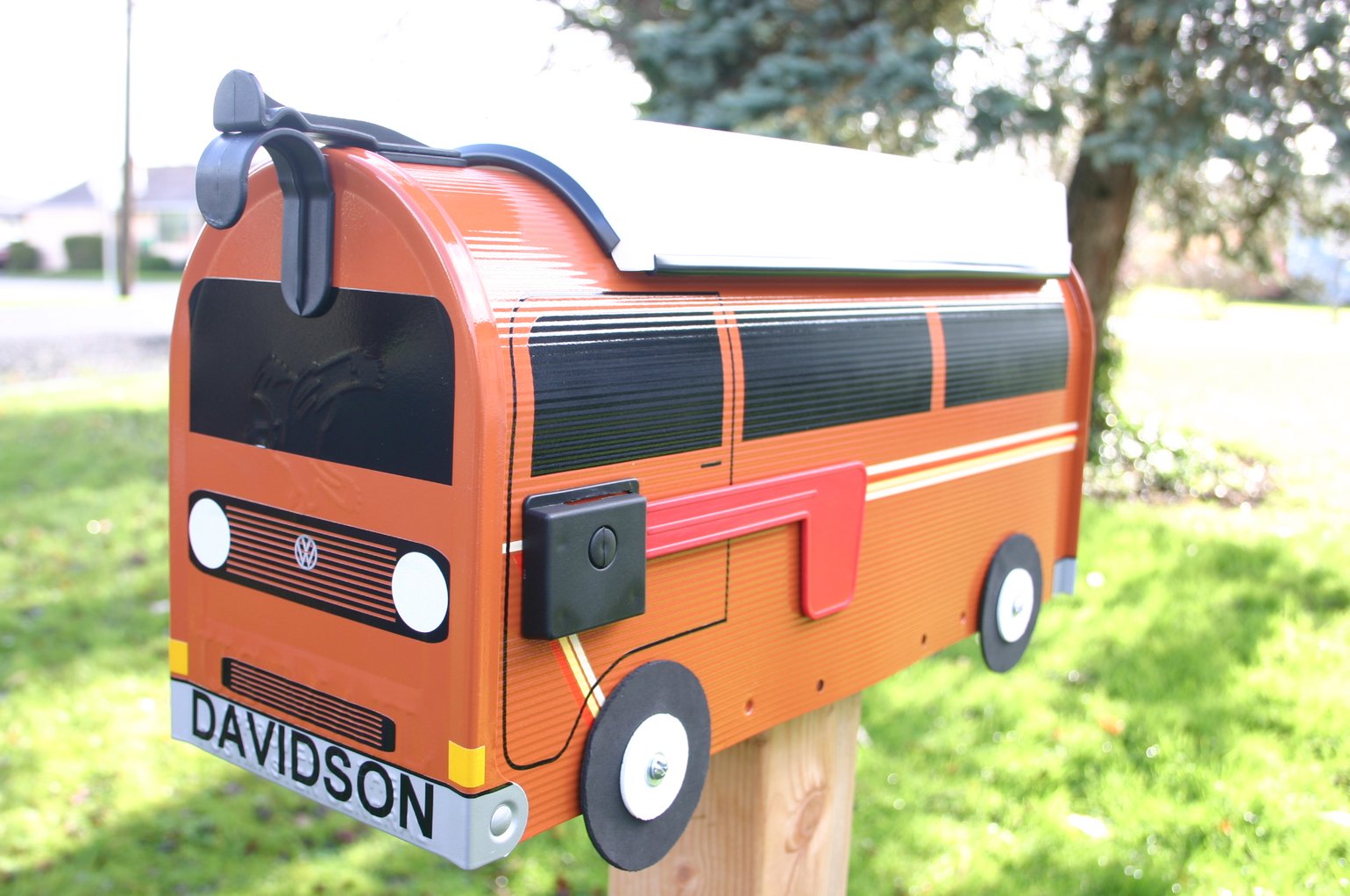 Custom Striped Cinnamon Volkswagen Vanagon Camper by TheBusBox - Choose ...