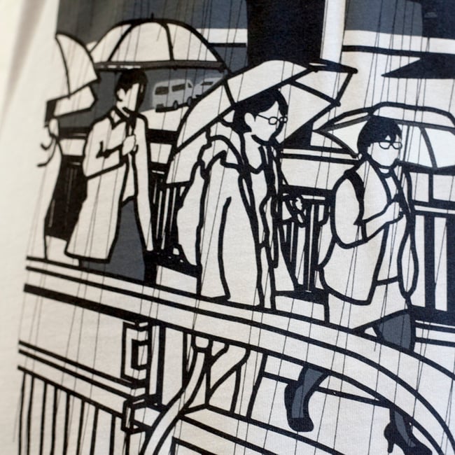 S,L,XL,XXL Shibuya in the rain