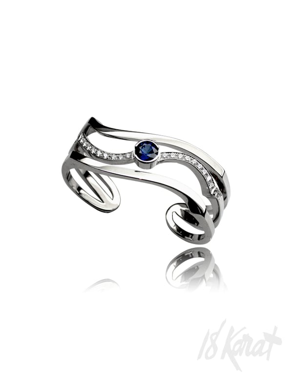 Tran's Sapphire and Diamond Bracelet - 18Karat Studio+Gallery