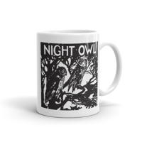 Image 3 of NIGHT OWL Ceramic Coffee Mug, Vintage Flair