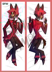 Image 4 of Mini Alastor Dakimakura Pillow Charm