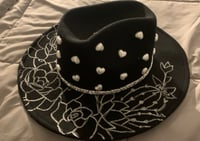 Image 4 of "Yo te Escogi, Yo Te Sostendre" Cato Felt Fedora Wide Brim Hat