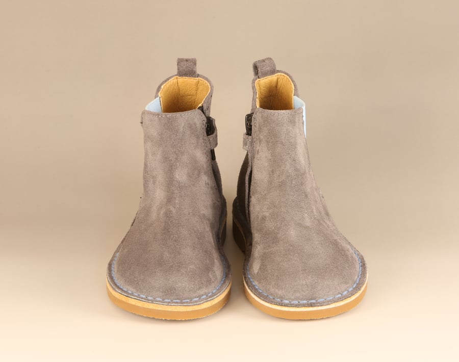 Image of Charlie - Gris, elastique bleu ciel