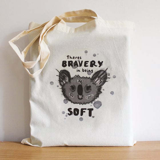 Image of The Brave Koala Tote Bag