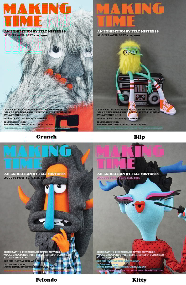 Image of "Making Time" exhibition poster.