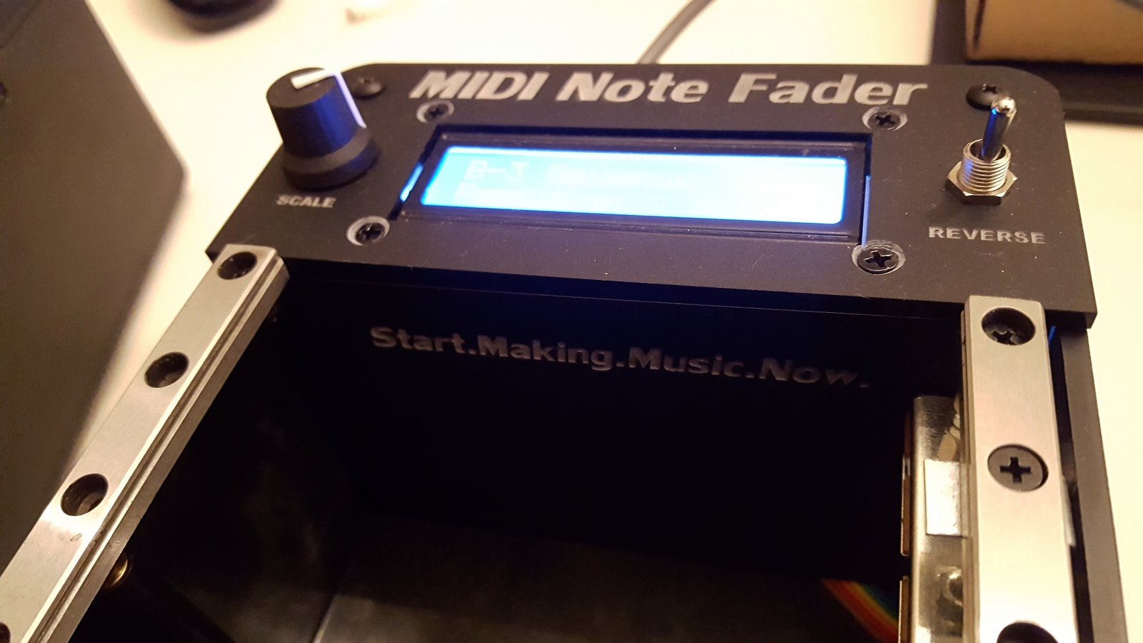 midi note fader