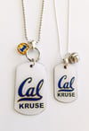 Cal Berkeley Water Polo - dog tag necklace