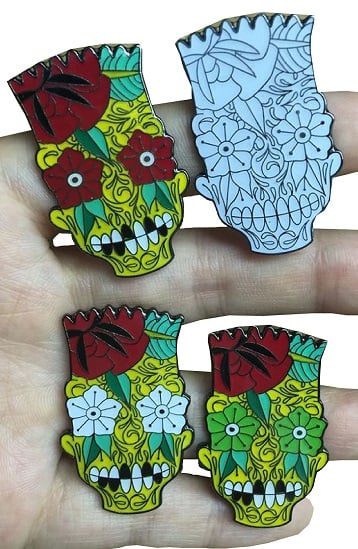 Image of DOTD Bart Hat Pin