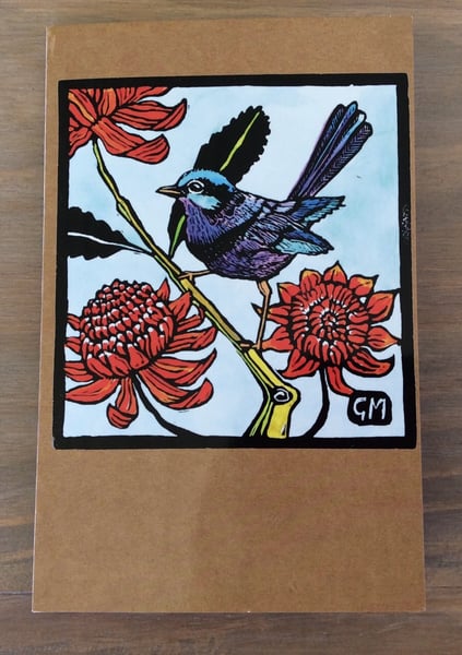 Image of Splendid Fairy Wren Card