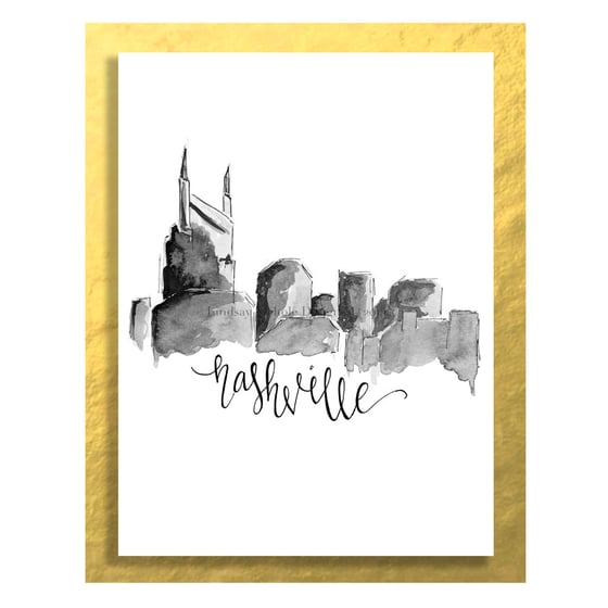 Image of Art Print: Nashville Skyline