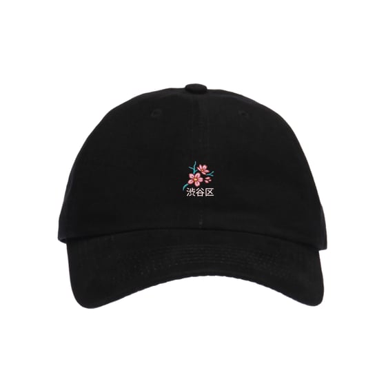 Image of ''Pink Shibuya'' embroided low profile cap