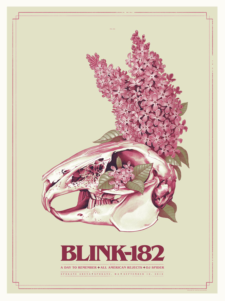 BLINK 182 | The Art & Design of Justin Erickson