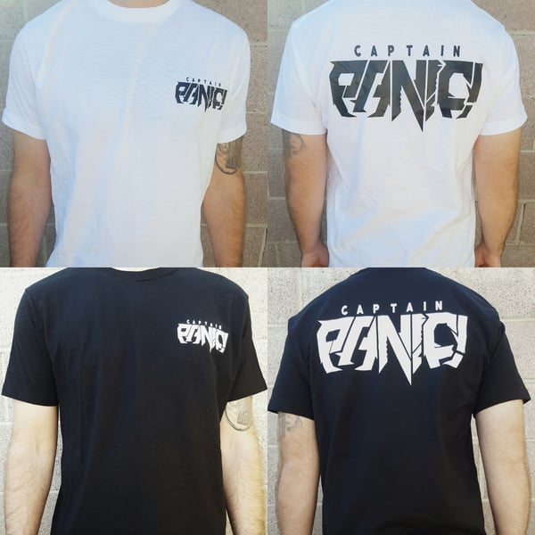 Image of Captain Panic!- Classic Logo T-Shirt
