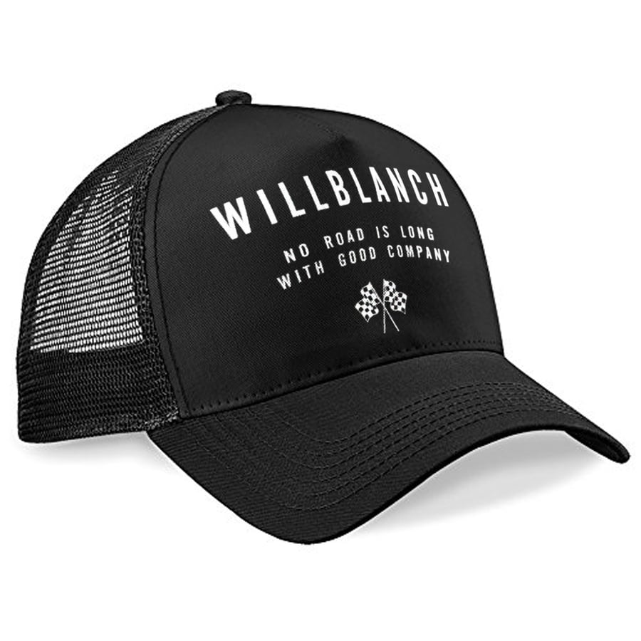 Image of BLACK STAR TRUCKER CAP