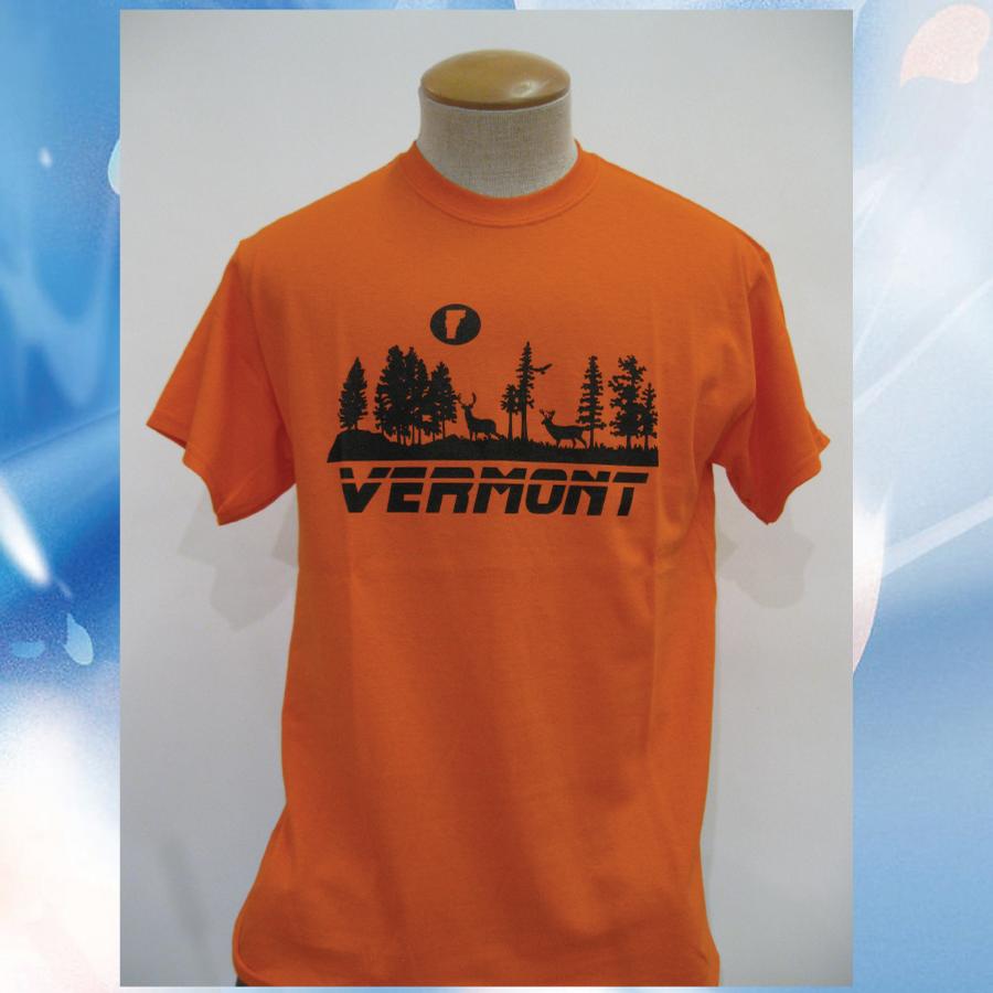 Image of Moonrise Vermont Shirt - deer VT moon - Vermont 802 T-Shirt - vermont clothing