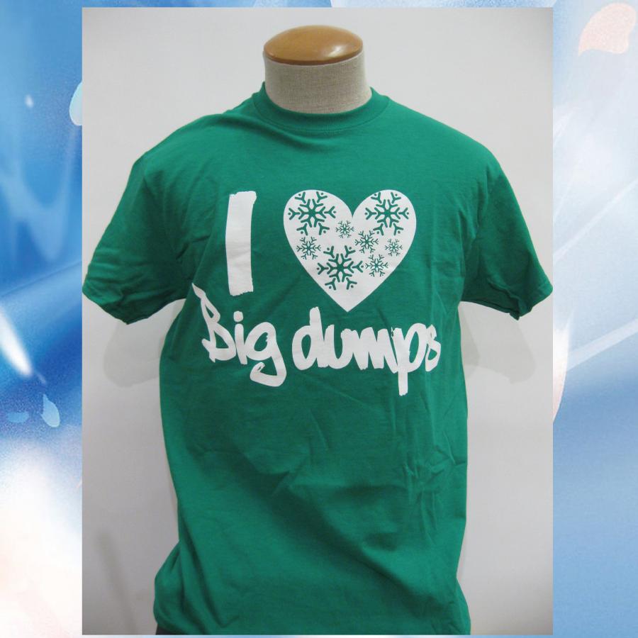 Image of I Love Big Dumps - Vermont 802 T-Shirt - vermont clothing - vermont store - skiing snowbarding