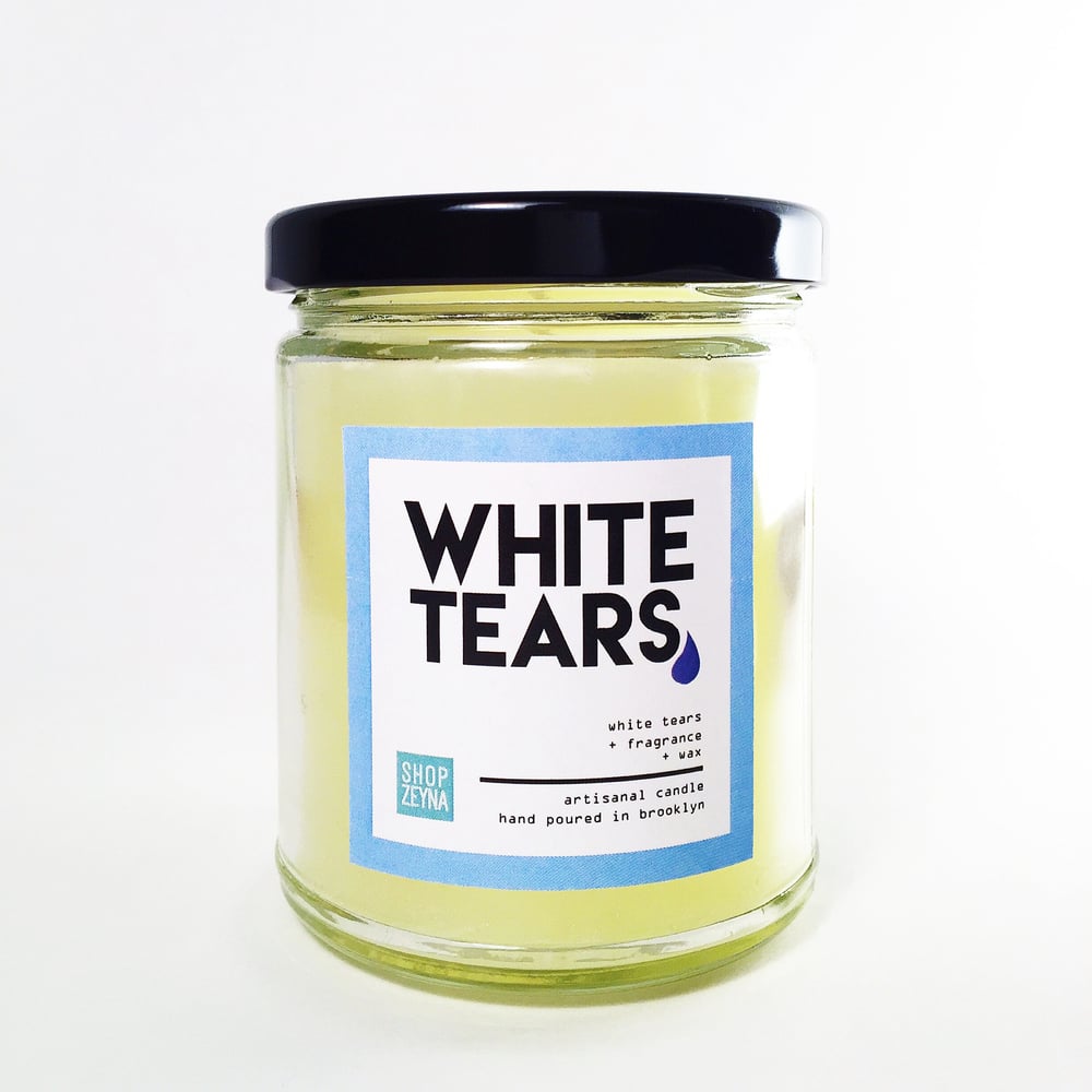 Image of 8 oz White Tears Candle