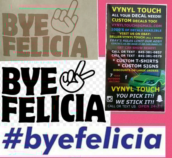 Image of BYE FELICIA