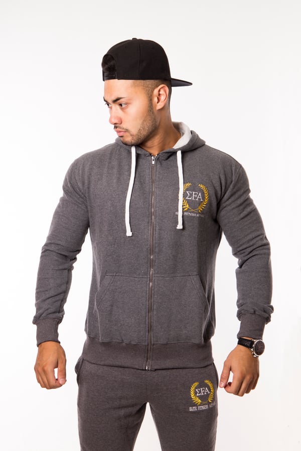 Elite Hoody - Charcoal - Elite Fitness Apparel