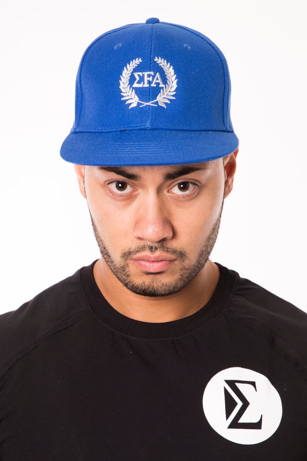 Elite Snapback - Cobalt/Silver - Elite Fitness Apparel