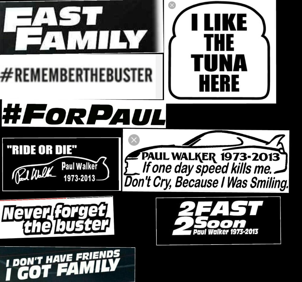 Image of PAUL WALKER COLLECTION FAST & FURIOUS