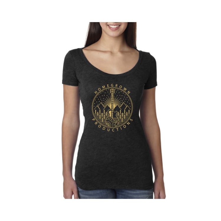 Image of Homegrown Productions Ladies' Triblend Scoop Tee