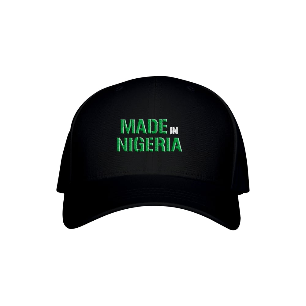 Image of MADE IN NIGERIA HAT - BLACK