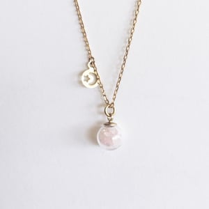 Image of Little Pieces of Rose Quartz - gold or silver